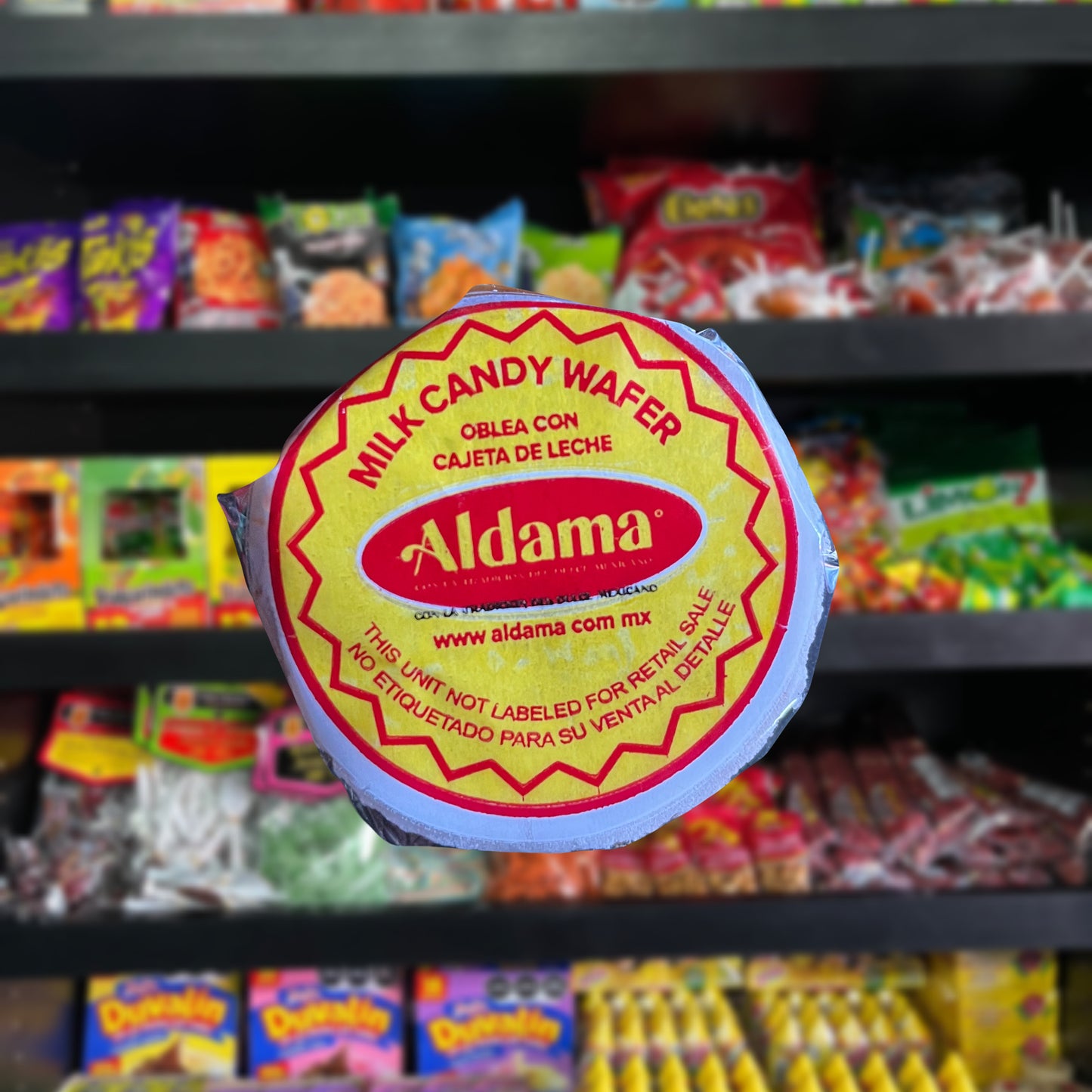 Dulces Mexicanos - Oblea con Cajeta de Leche