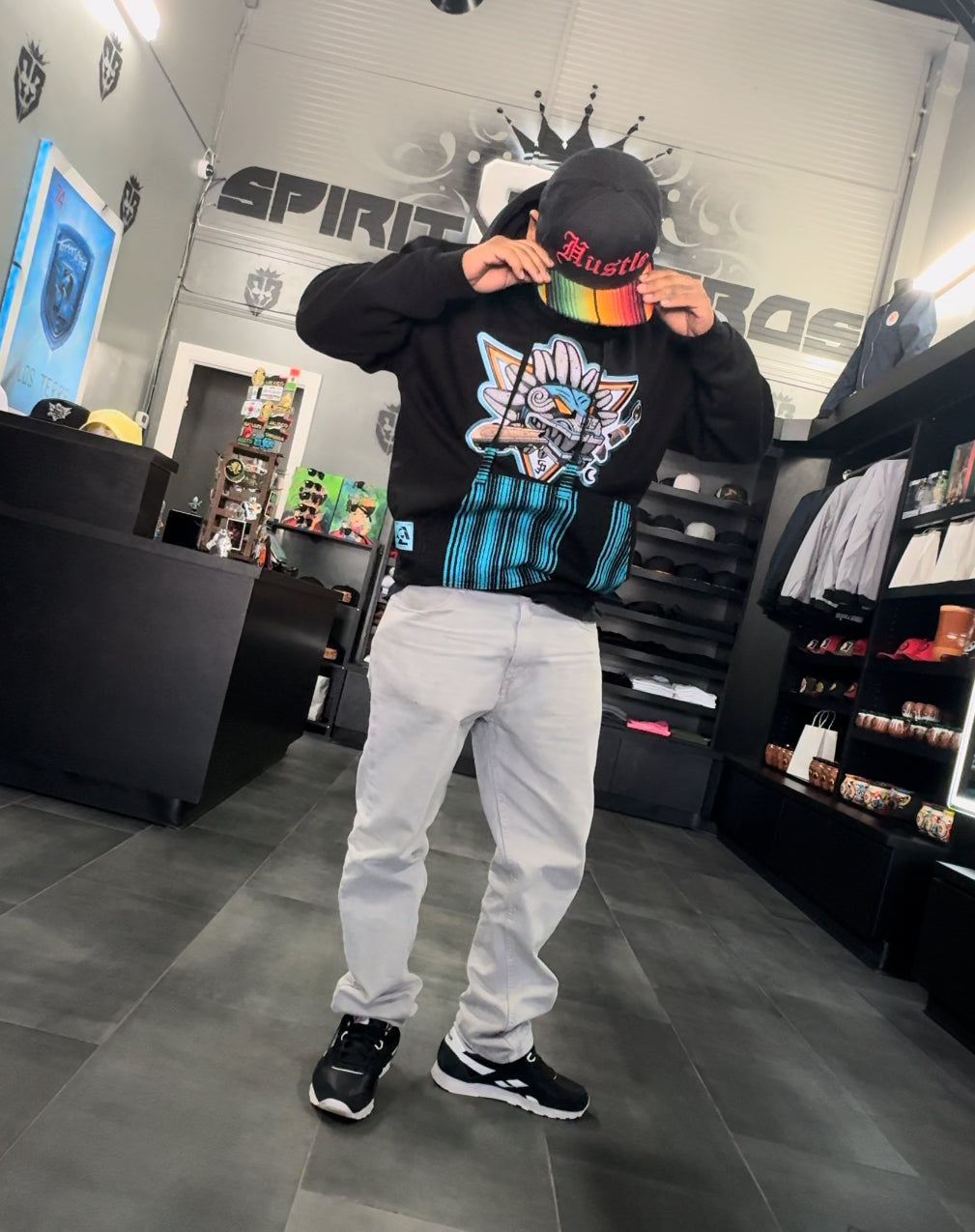 Artes Luna sweaters - quetzalcoatl teal zarape