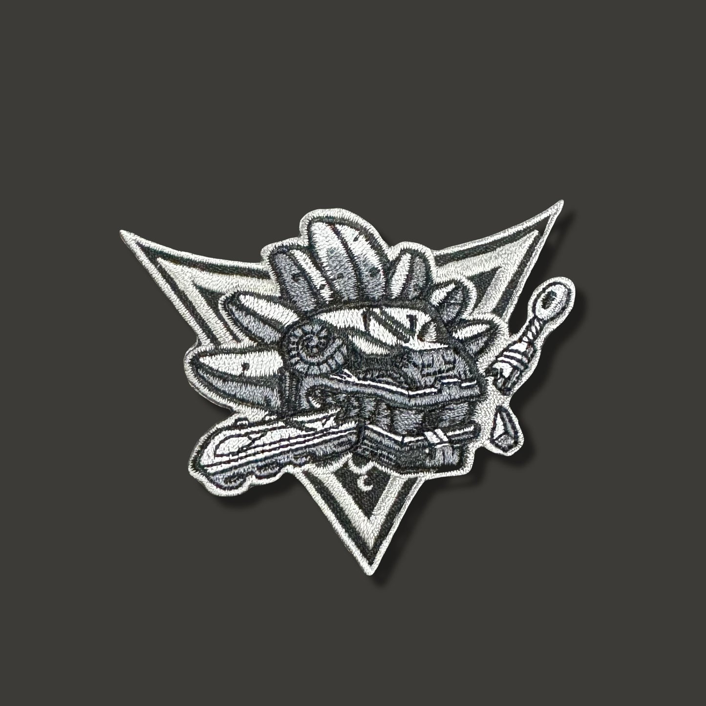 Artes Luna Patches - GRAY QUETZALCOATL SHARK