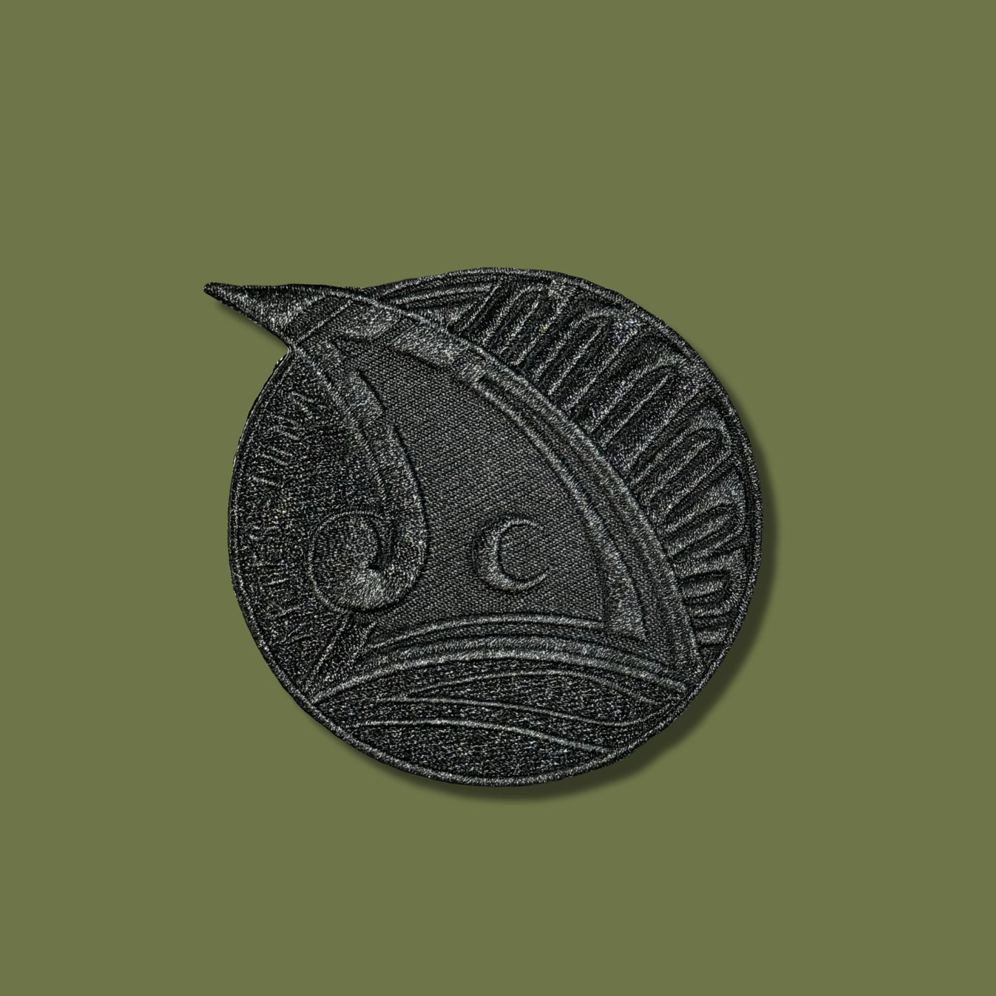 Artes Luna Patches - ALL BLACK SHARK FIN