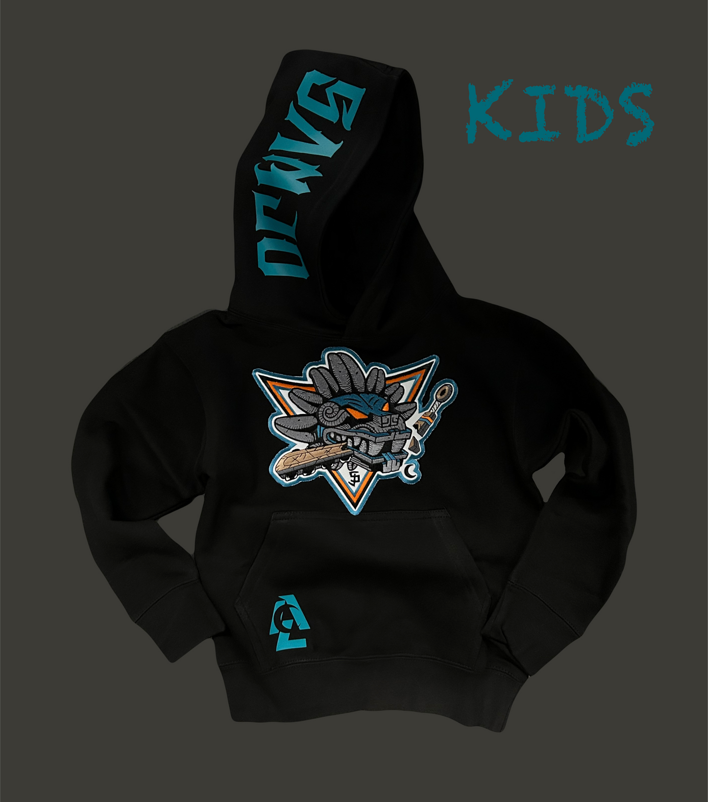 Kids Quetzalcoatl shark hoodies