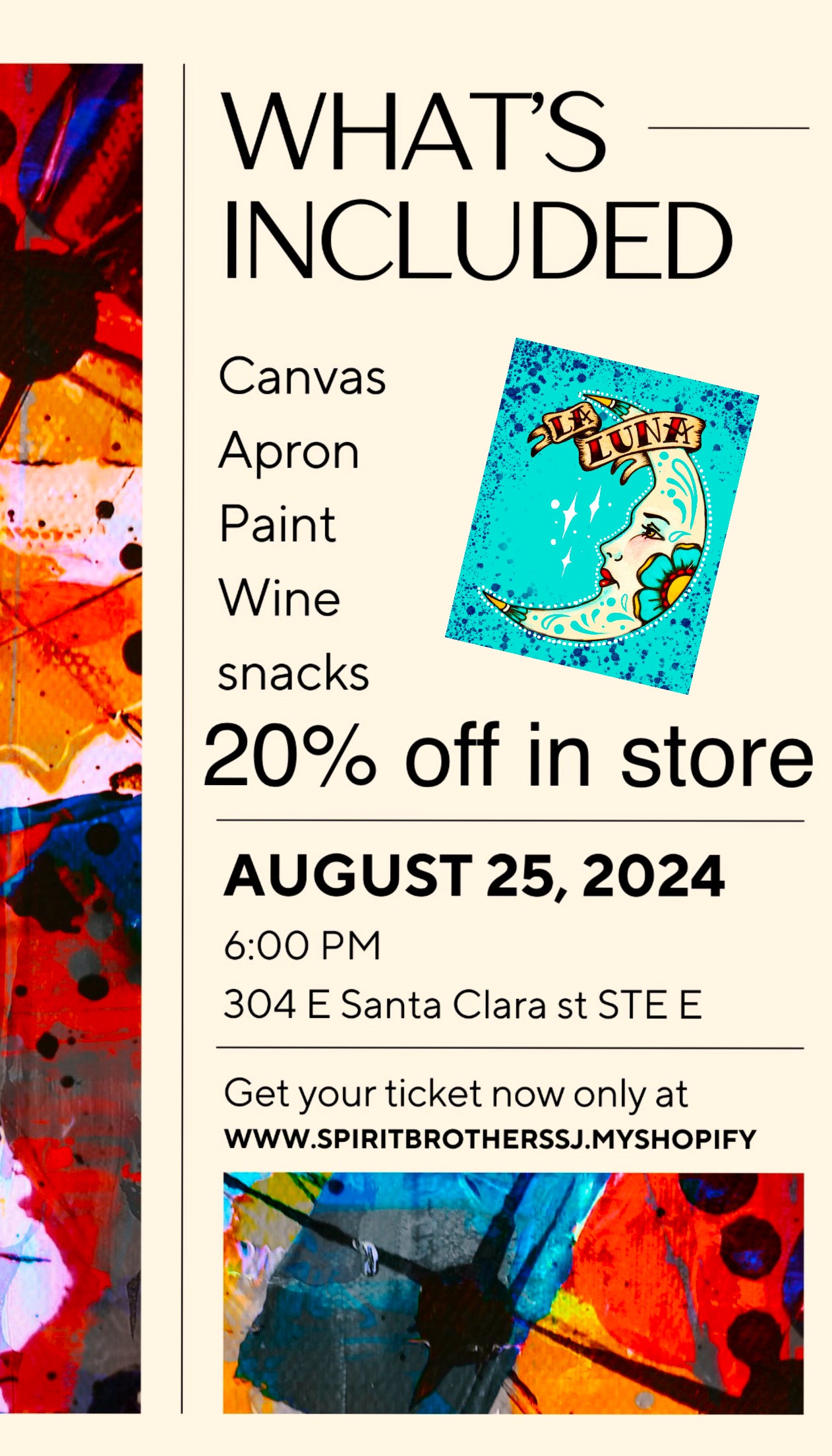 Artes Luna Paint Night