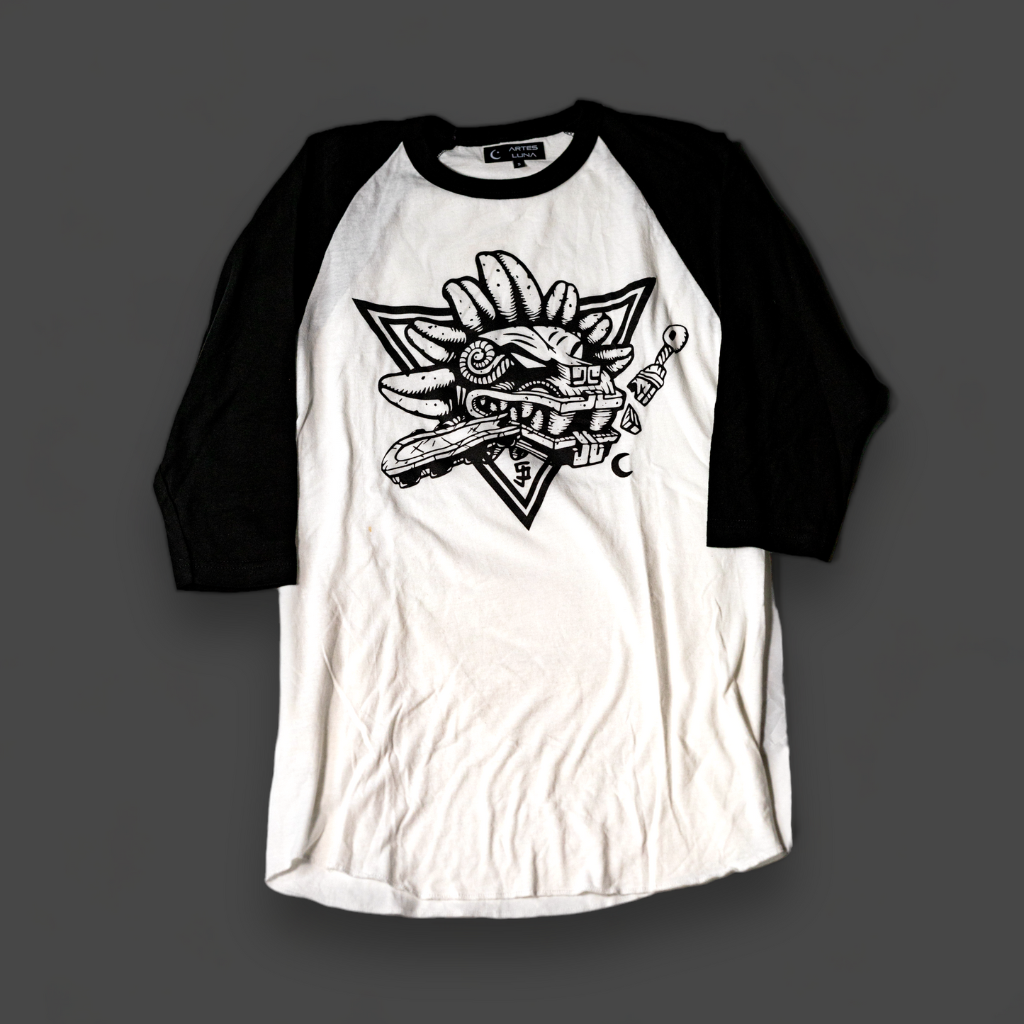 Artes Luna Shirts - 3/4 sleeve Quetzalcoatl Shark