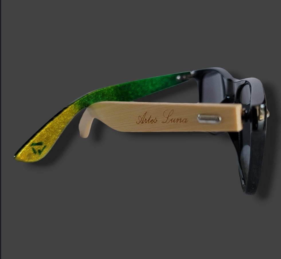 Artes Luna Kandy paint Sunglasses, EARTH GREEN