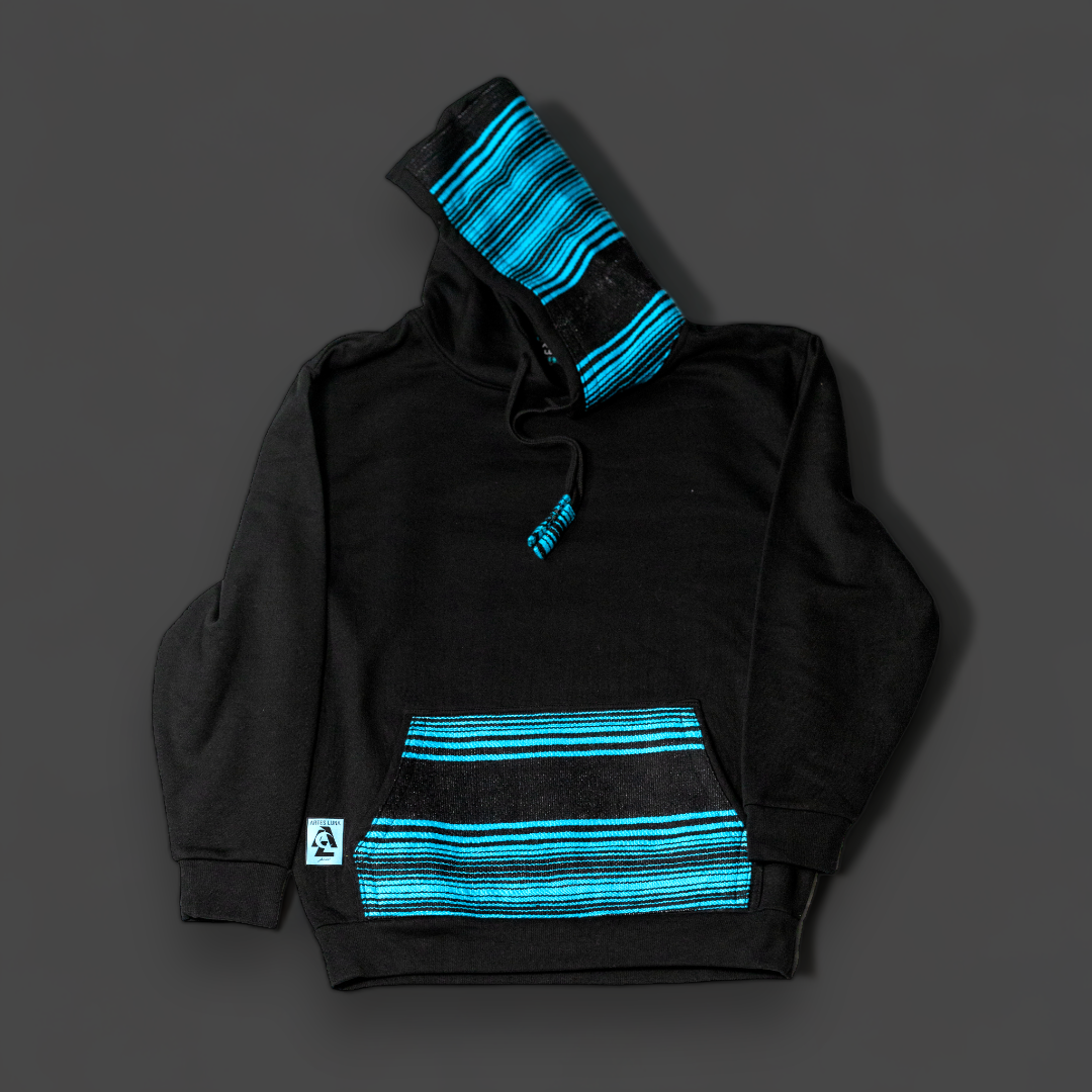 Artes Luna sweaters - Teal zarape
