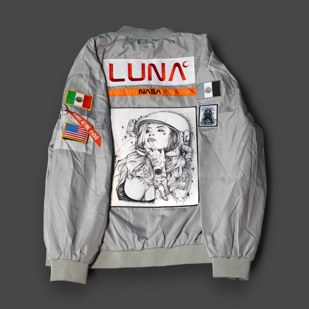 Artes Luna Jackets - Nasa black windbreaker