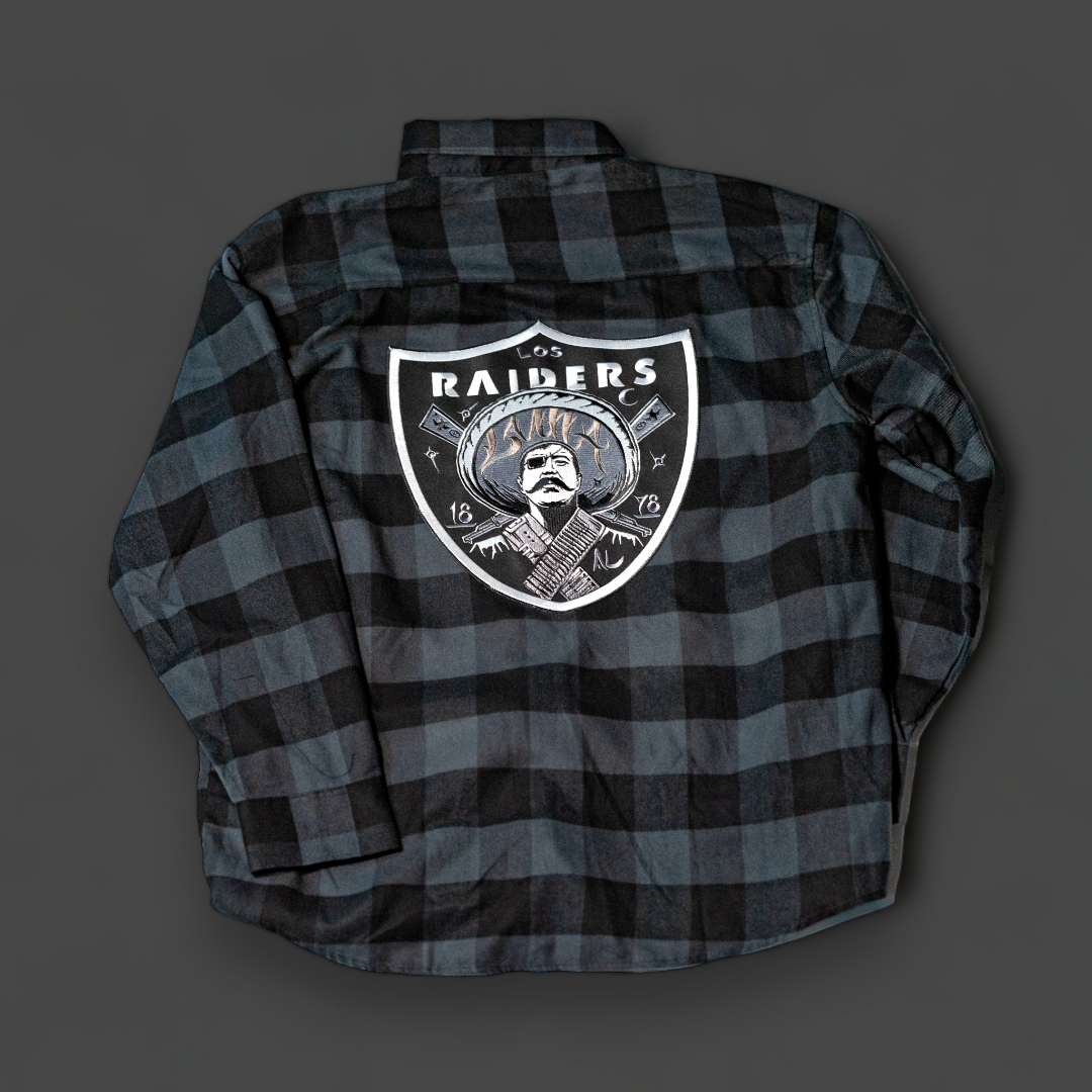 Artes Luna shirt -XL flannel shirt LOS Raiders
