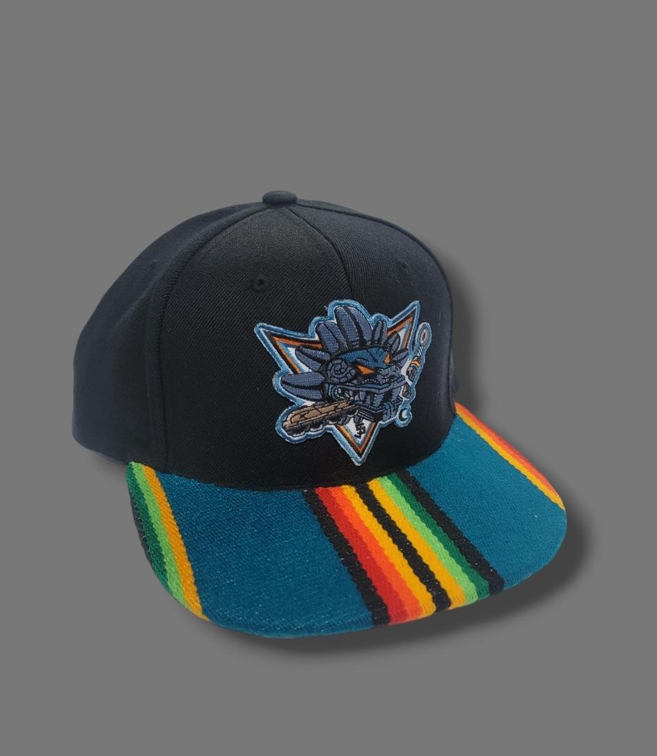 Artes Luna Hats - multicolor zarape quetzalcoatl shark