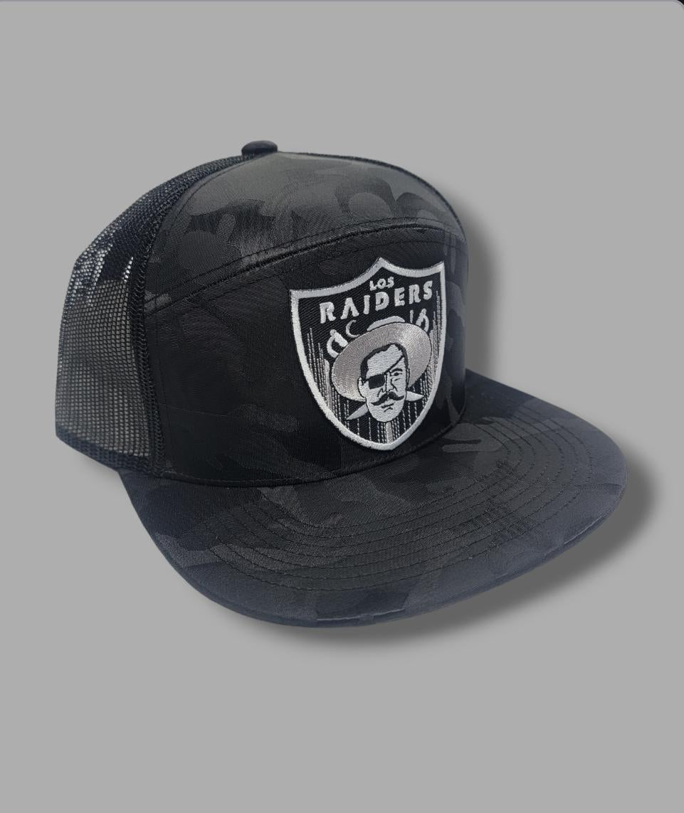 Artes Luna Hats - Black on black camo Los raiders